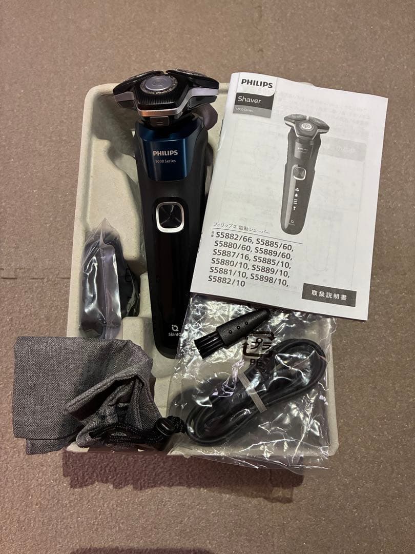 フィリップス S5889/10 5000シリーズ 電気シェーバー 回転式