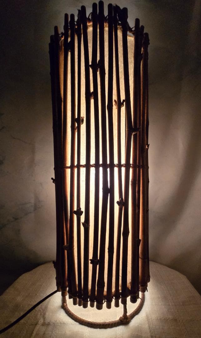 未使用!! 輸入雑貨 エスニック モダン アジアンインテリア ランプスタンド 9