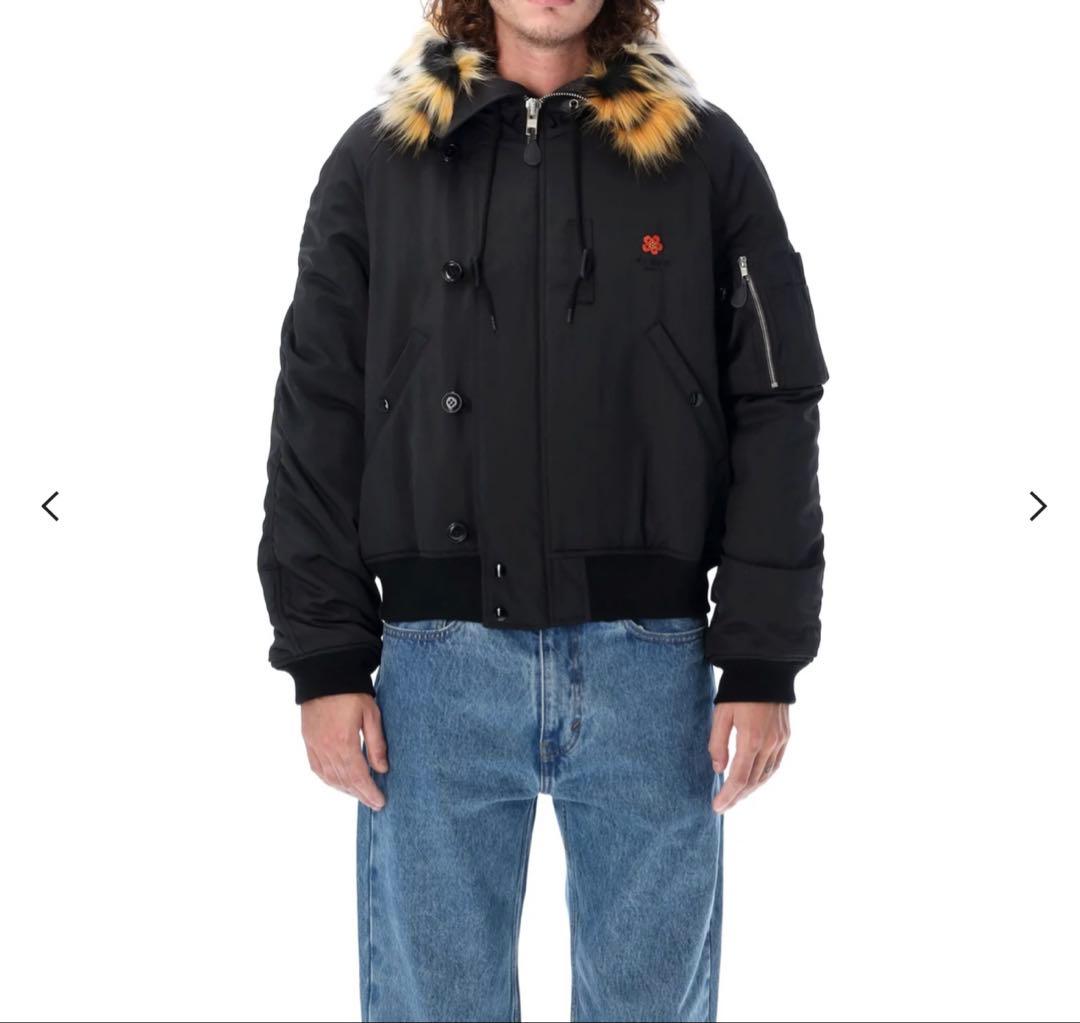 Kenzo ショート パーカー　フード付きジャケット　xl