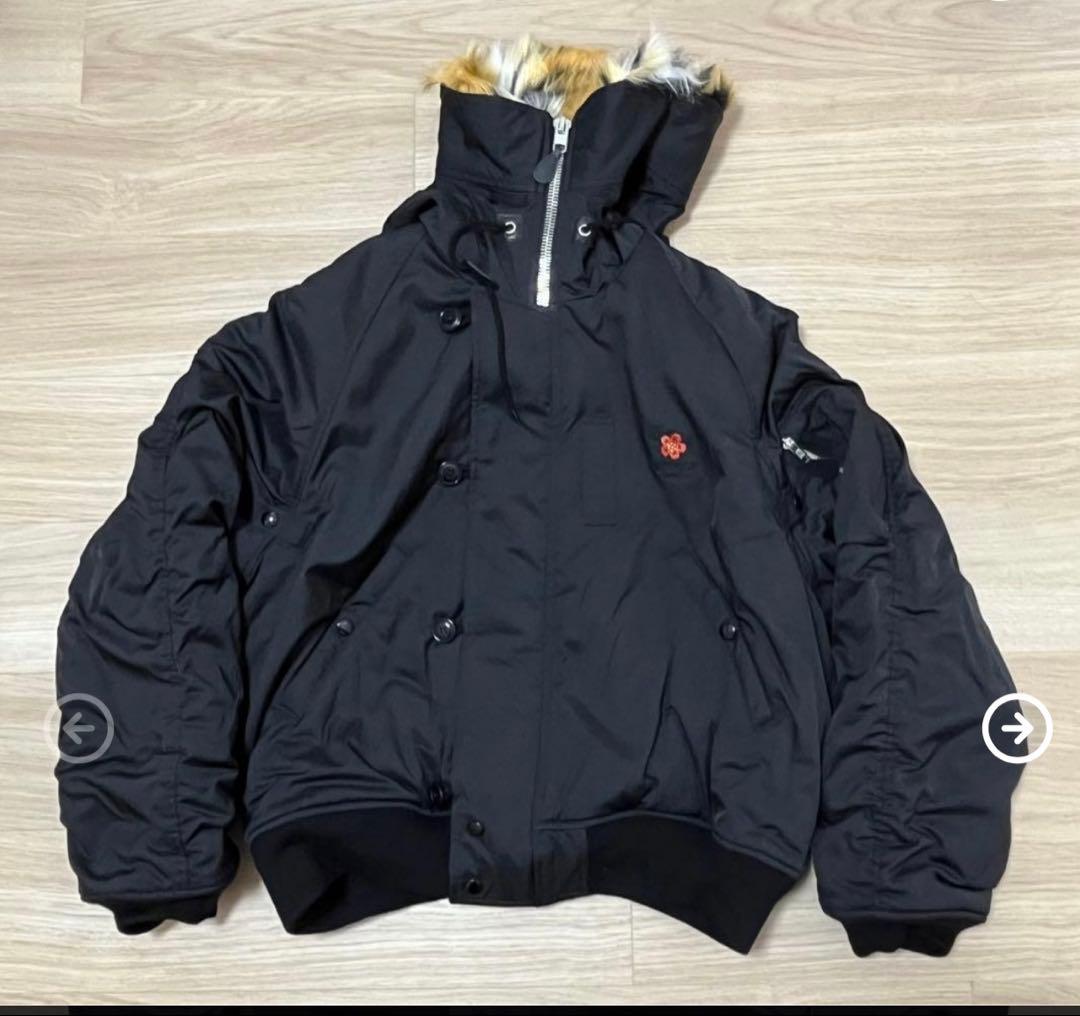 Kenzo ショート パーカー　フード付きジャケット　xl