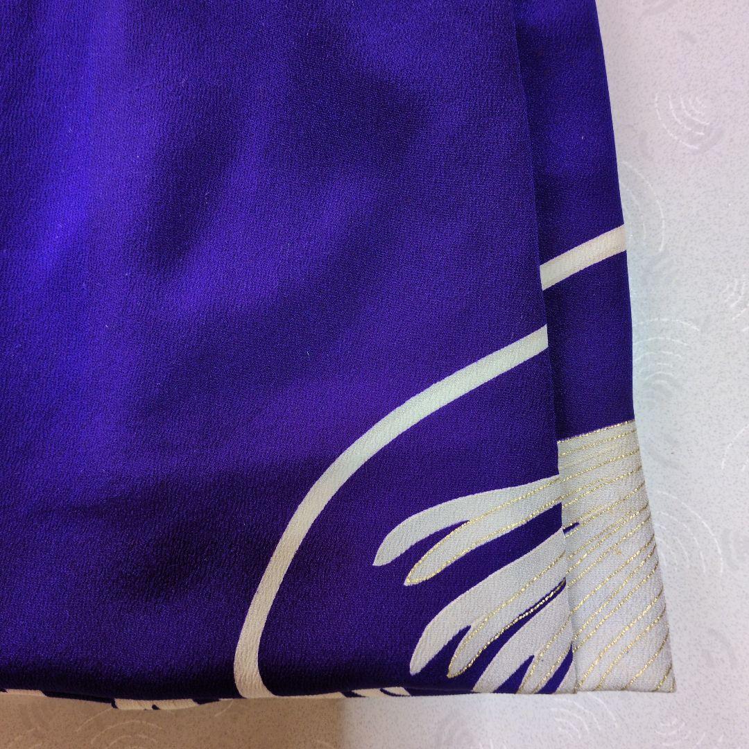 七五三３歳女の子正絹アンティーク柄手縫いの被布(中綿無し）