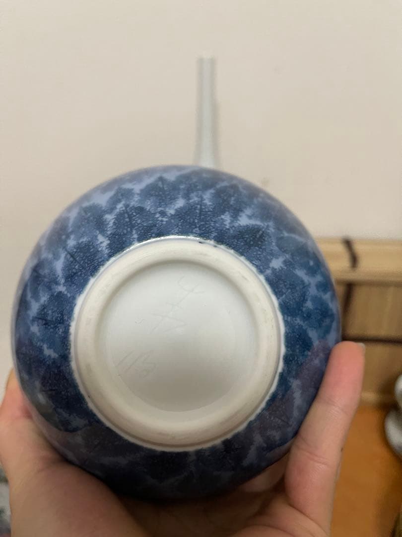 風景画陶器花瓶（2点セット）