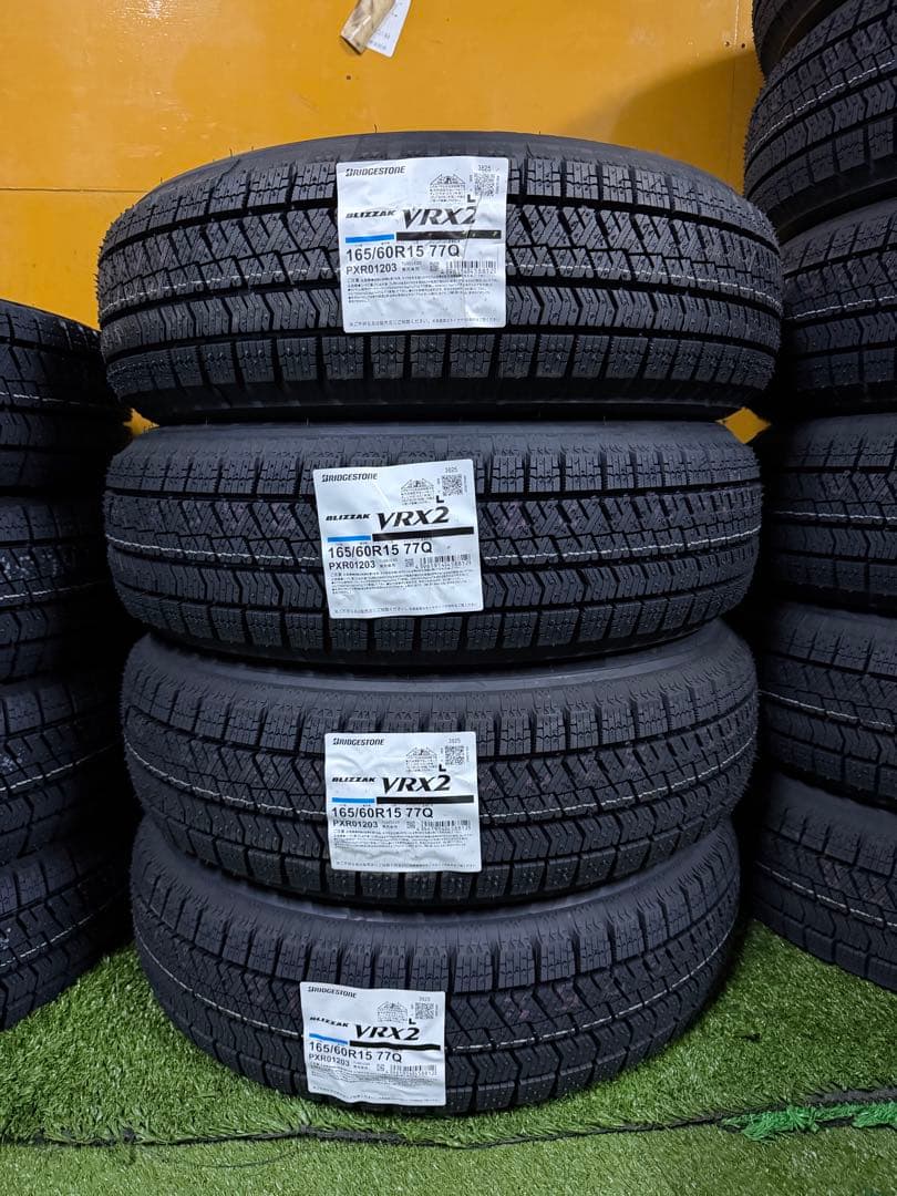新品 BLIZZAK VRX2 165/60R15 ×4本 2025年