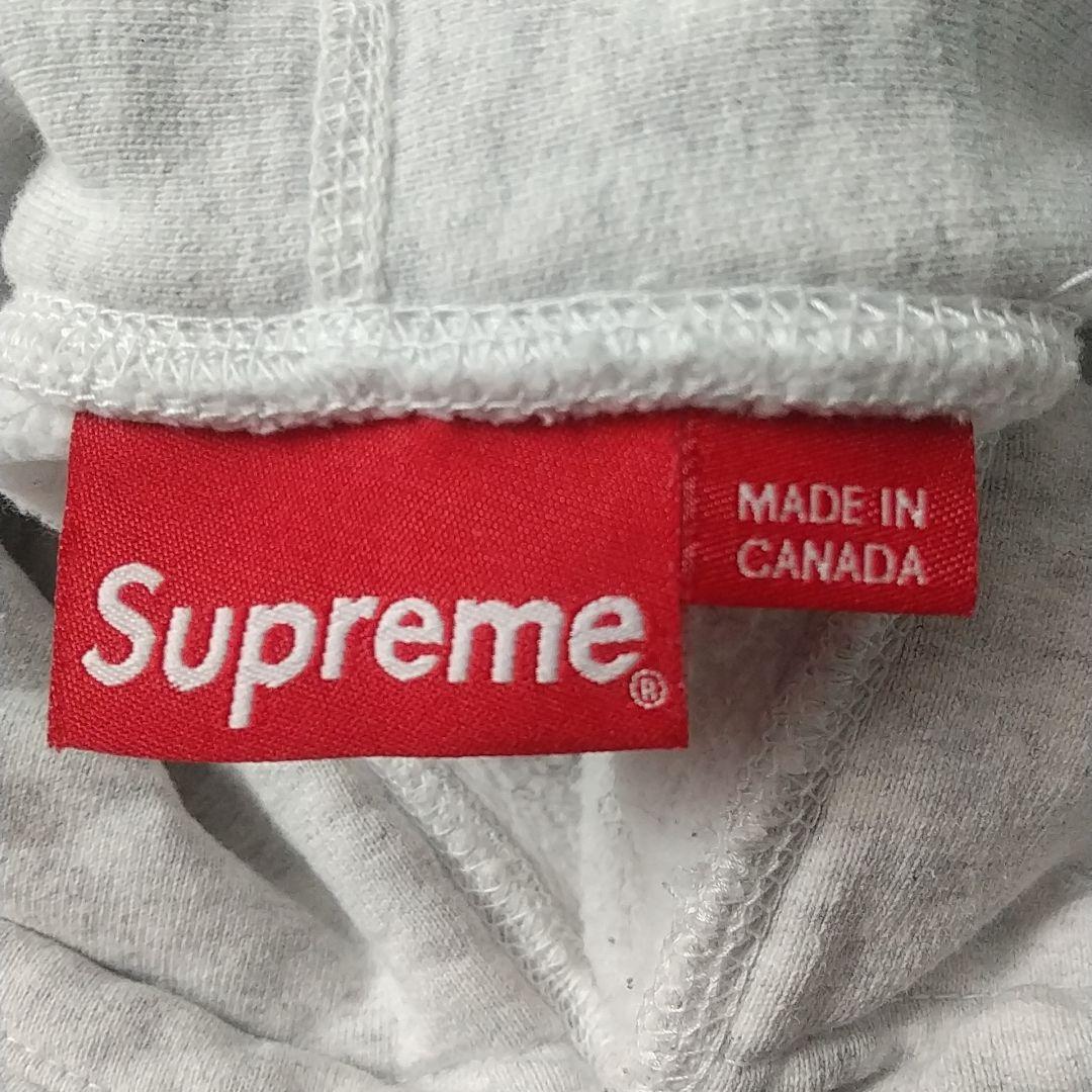 超人気デザイン☆シュプリーム 刺繍アイスロゴ アーチロゴ パーカー XL相当