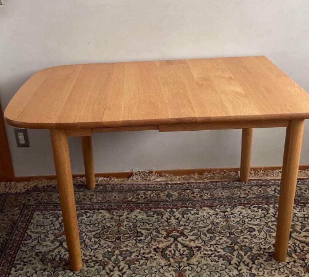 無印良品　旧型☆エクステンションテーブル　オーク材