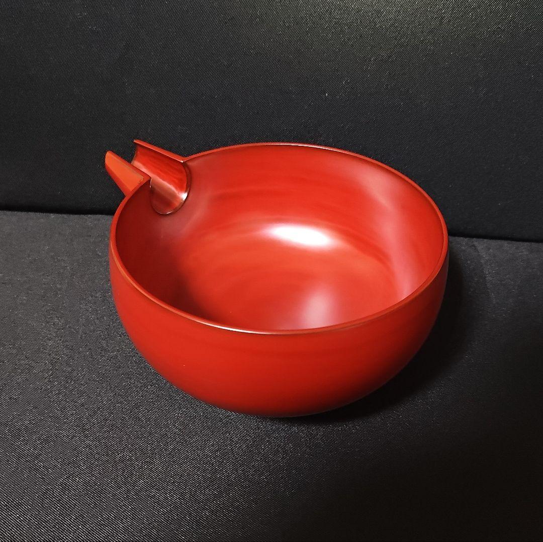 輪島塗 角偉三郎 朱塗 片口 六つ星 紙箱 共布 栞 人間国宝 名工 価格相談応