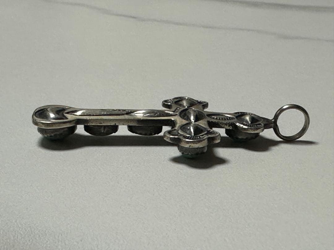 vintage NAVAJO ナバホ クロストップ ターコイズ シルバーチェーン