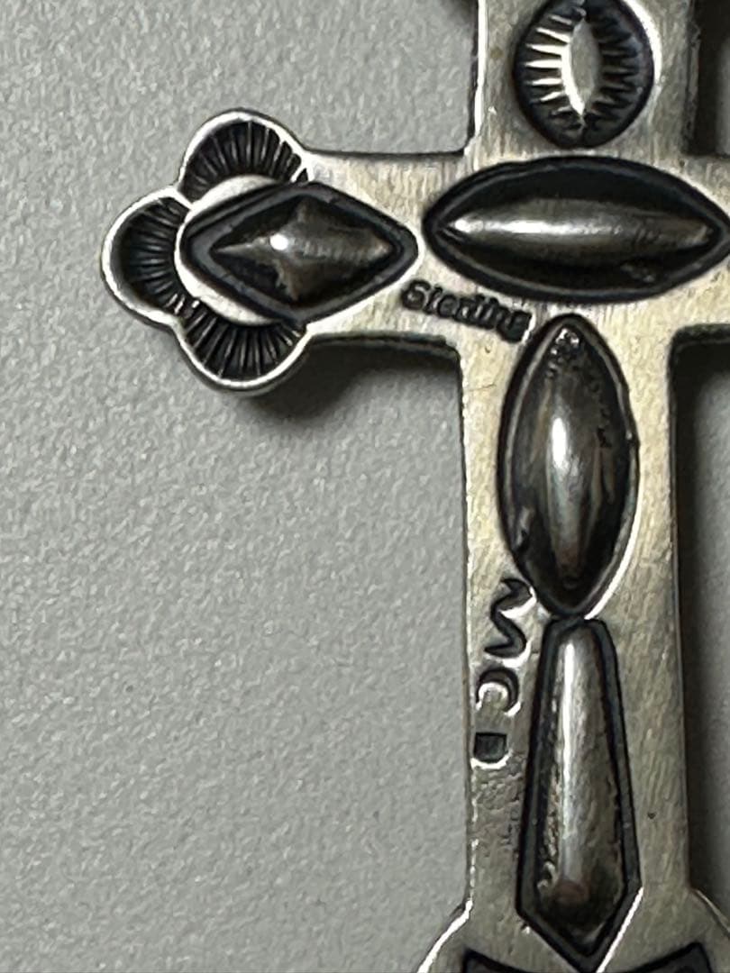 vintage NAVAJO ナバホ クロストップ ターコイズ シルバーチェーン