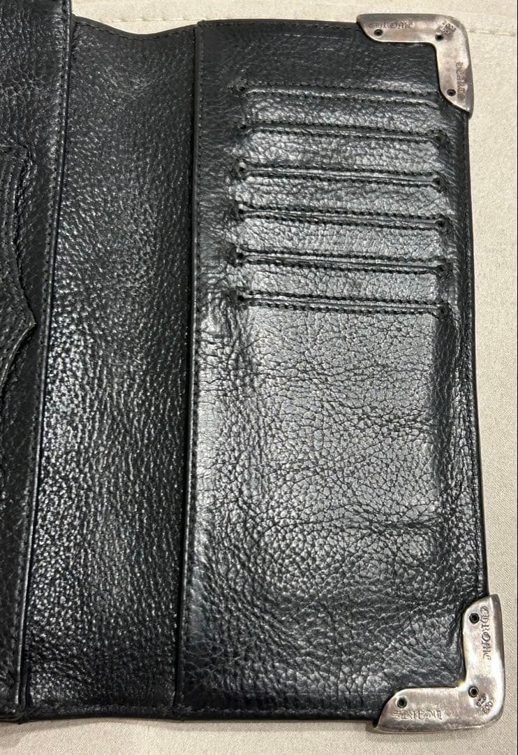 クロムハーツ　シングルフォールド 中古美品　確実正規品　長財布　ウォレット