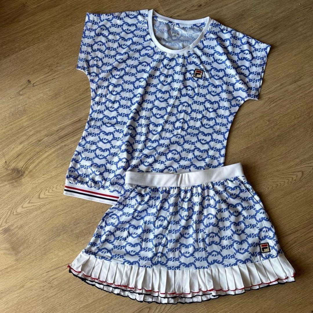 【美品】FILAゲームシャツ&スコート　Mサイズ