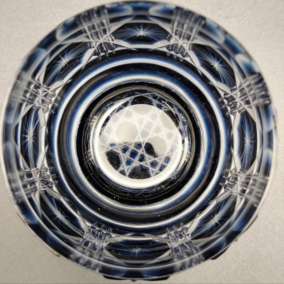 未使用品☆薩摩切子 猪口（切子、江戸切子、薩摩切子）