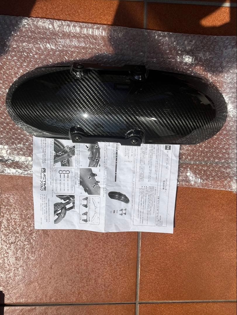 GB350　カーボン　フロントフェンダー