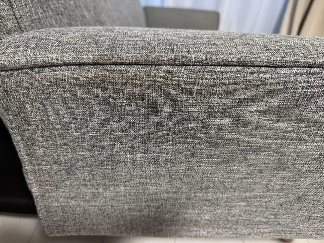 さくらさん専用 グレー 3人掛けソファベッド クッション2個付き LOWYA