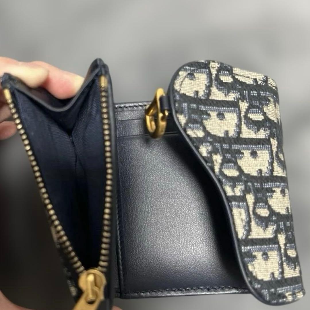 Christian Dior saddle wallet ディオール　折り財布