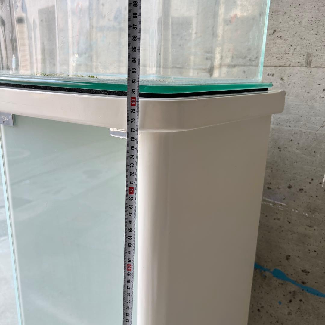 【セット・美品】ルノアール600 アクアシステム 60cm曲げガラス水槽