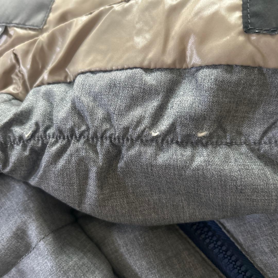 DUVETICA フード付きダウンベスト 42 グレー