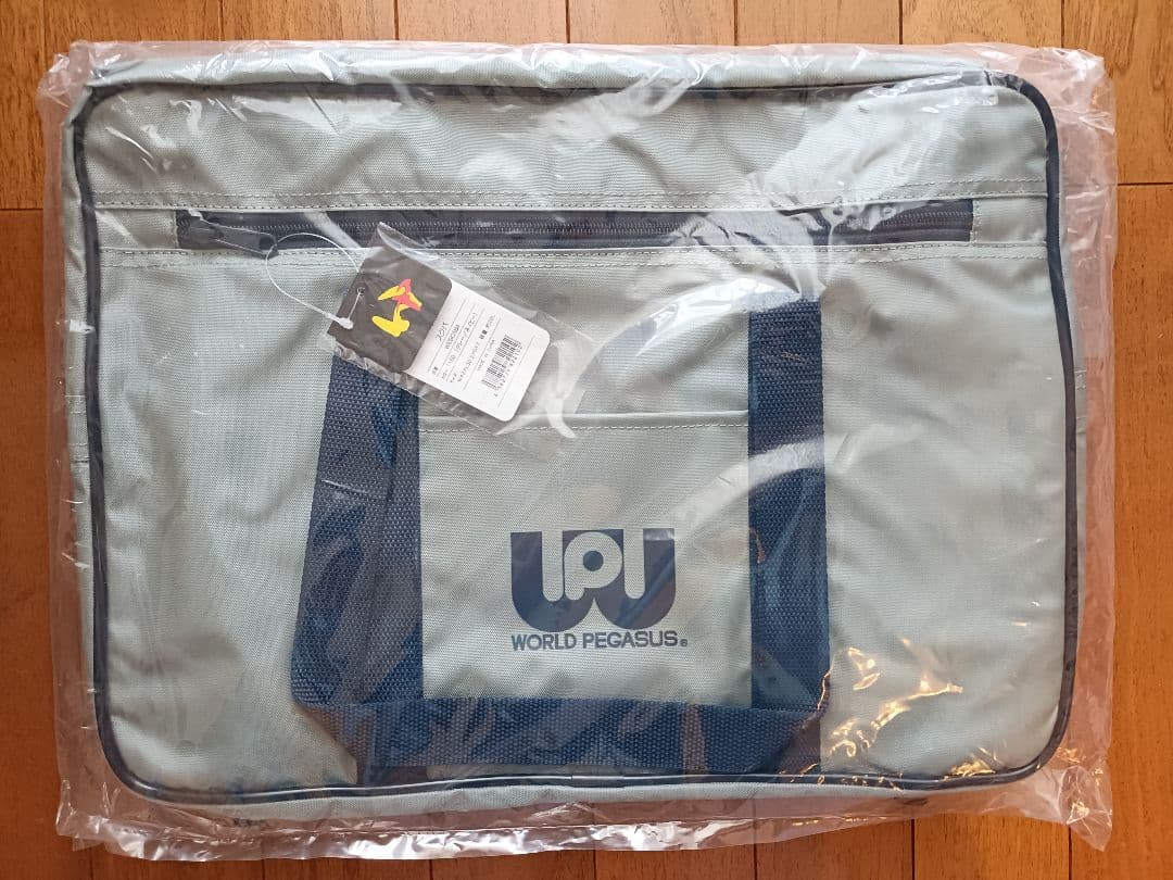 旧ワッペ　スクバ　グレー　新品未使用　ワールドペガサス　マルミ運動具店