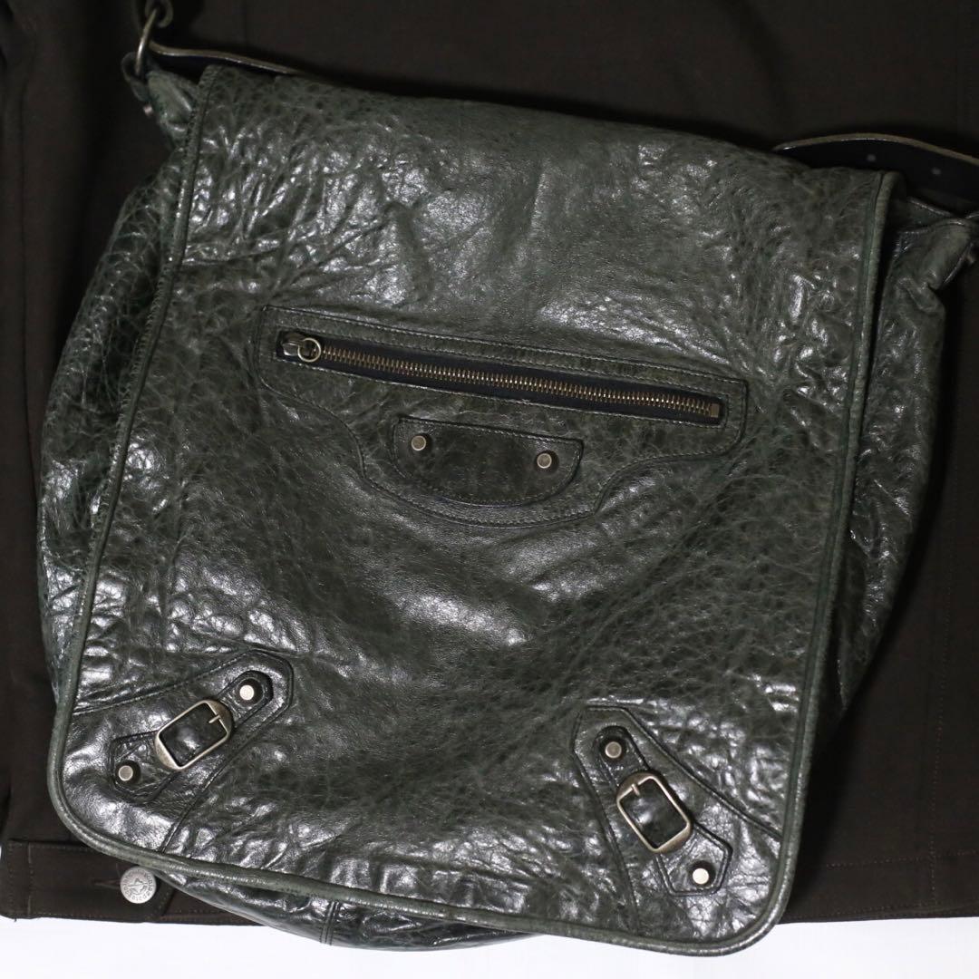 バッグ BALENCIAGA leather shoulder bag city