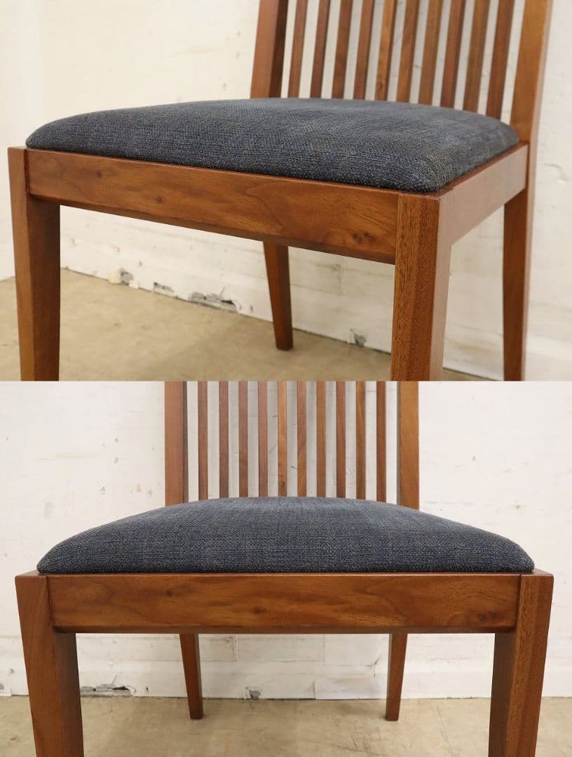 【VIGORE・塚本木工所】ウォールナット無垢材・ダイニングチェア 8万