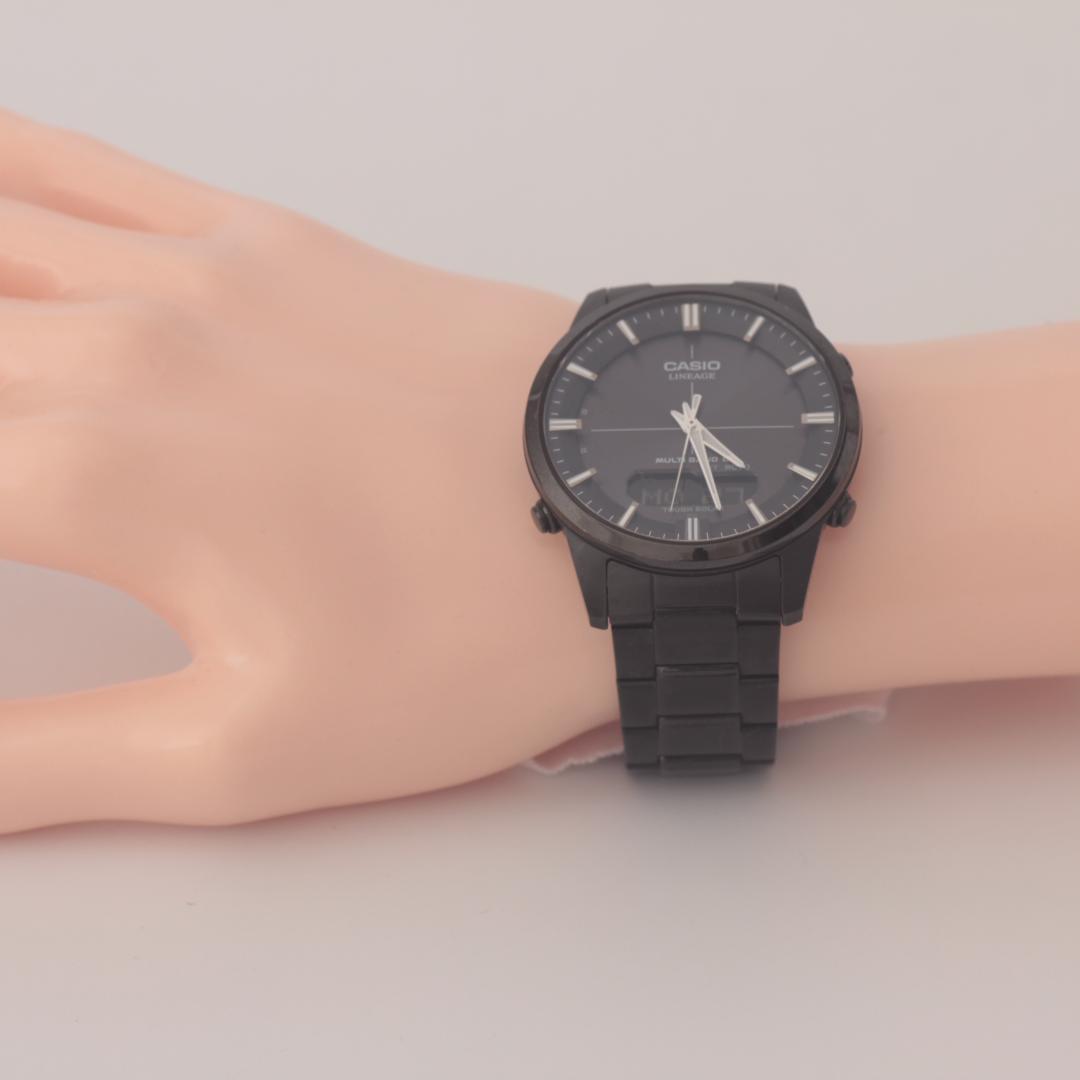 稼働品 CASIO カシオ LINEAGE LCW-M170 ソーラー電波 時計