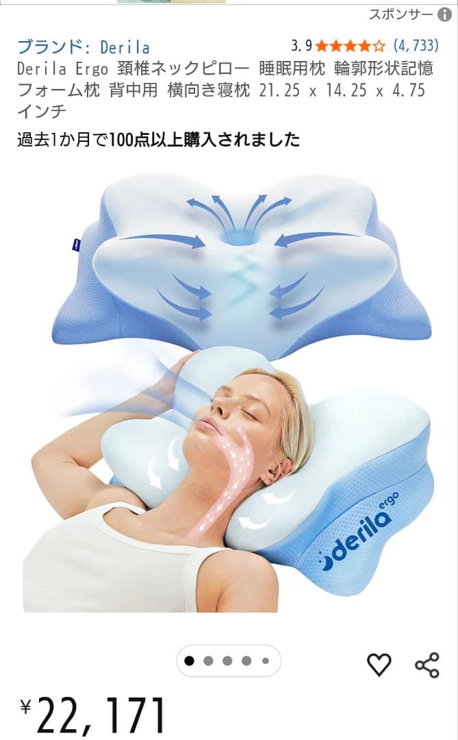 Derila Ergo まくら ネックピロー