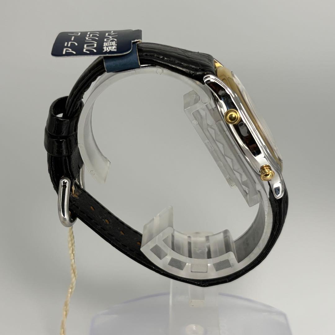 デッドストック品 SEIKO セイコー 高級QZ時計 クロノグラフ 電池交換済