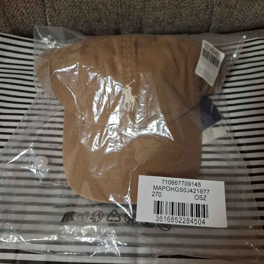 新品未使用 POLO RALPH LAUREN コットンチノ ボールキャップ