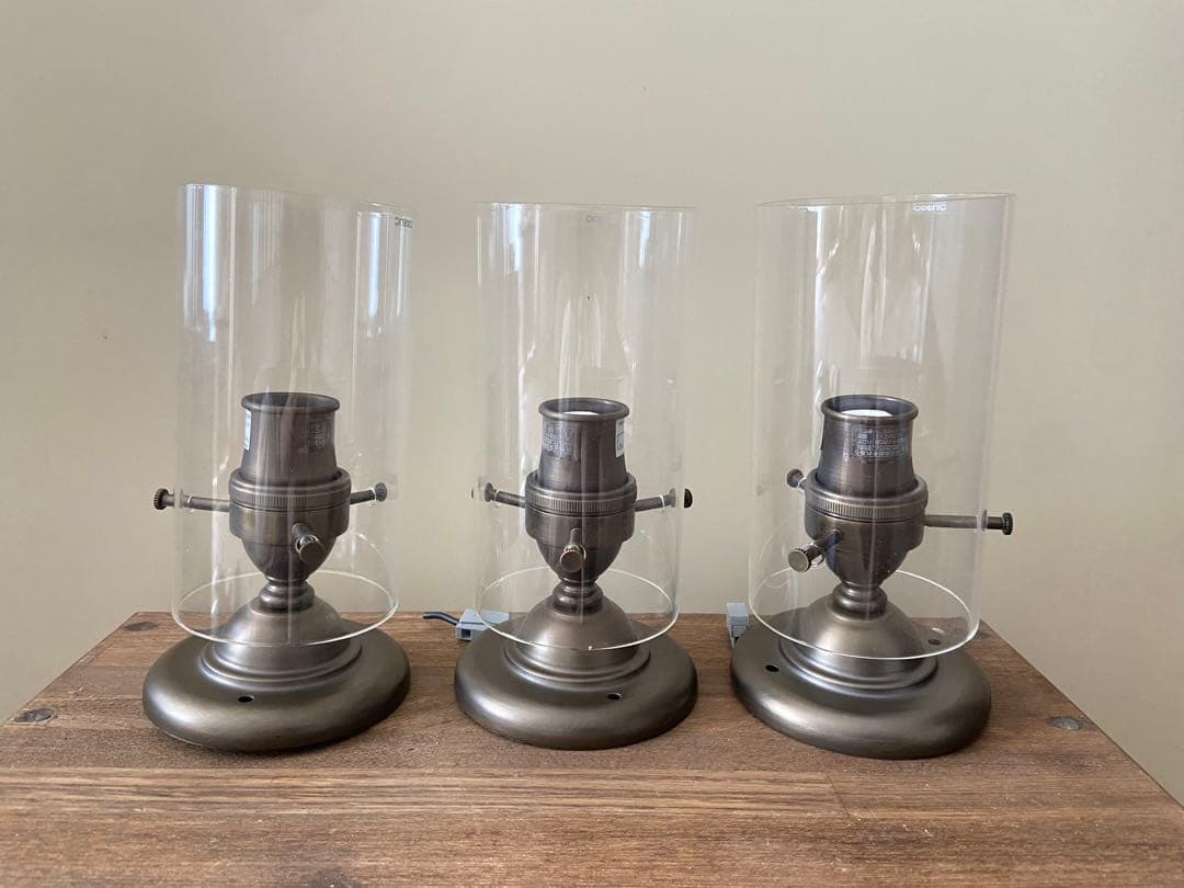 3個セット＊電球付き シーリングライト 天井照明 ウォールライト アイアン 鉄