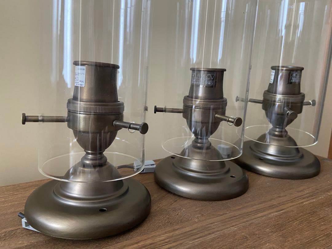 3個セット＊電球付き シーリングライト 天井照明 ウォールライト アイアン 鉄