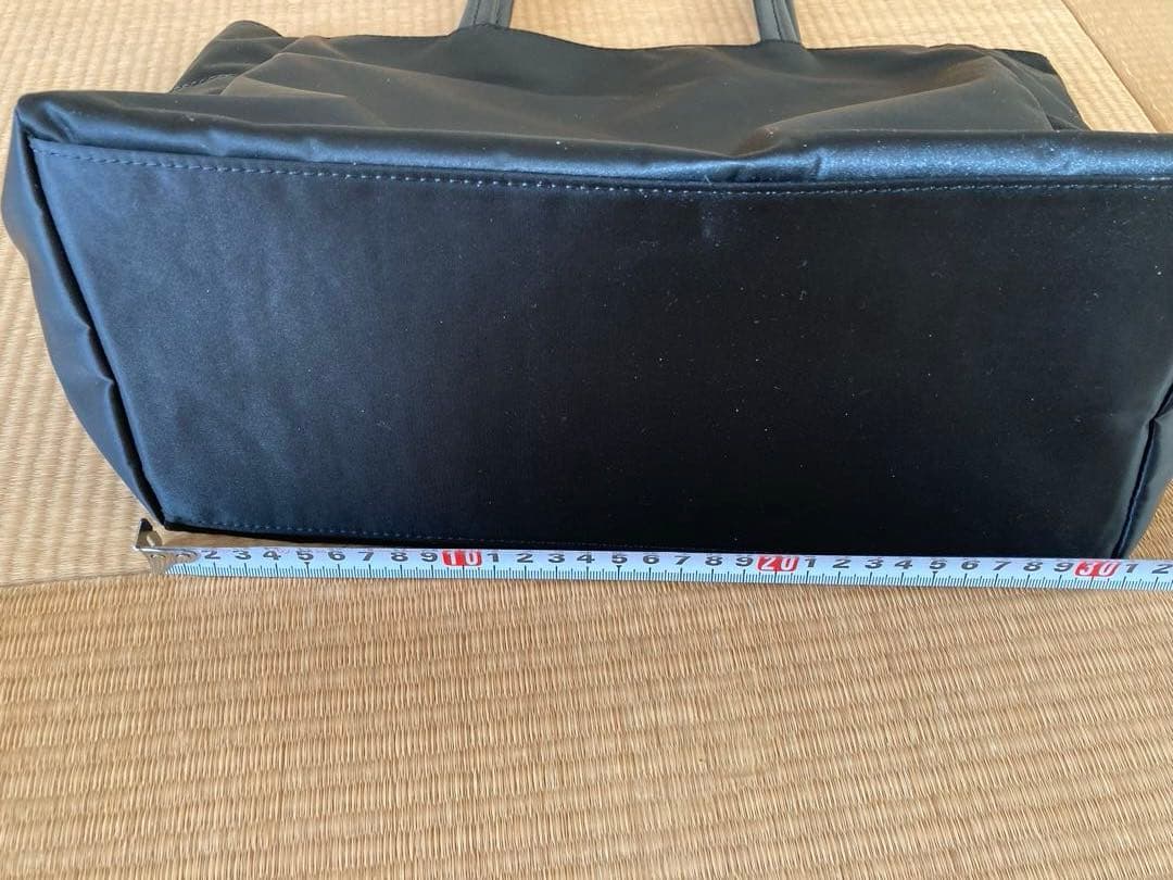 russet クラウズナイロン　ブラック トートバッグ