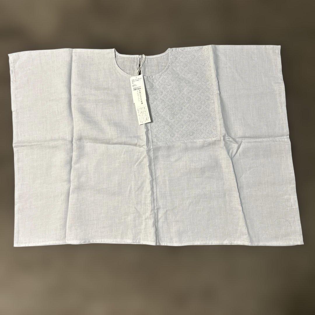 中川政七商店の亜麻の花七宝刺繍プルオーバー