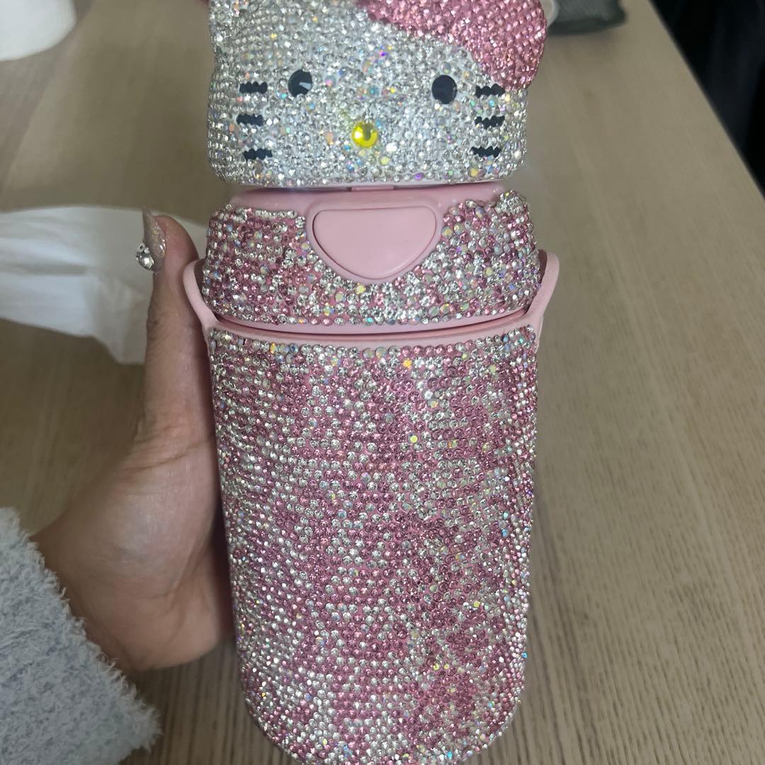 ハローキティ スパンコール水筒カバー