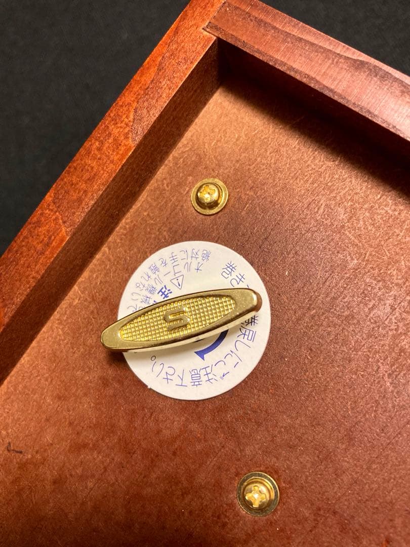 新品☆雙葉学園☆校章エンブレムデザイン☆校歌オルゴールボックス☆アンティーク☆