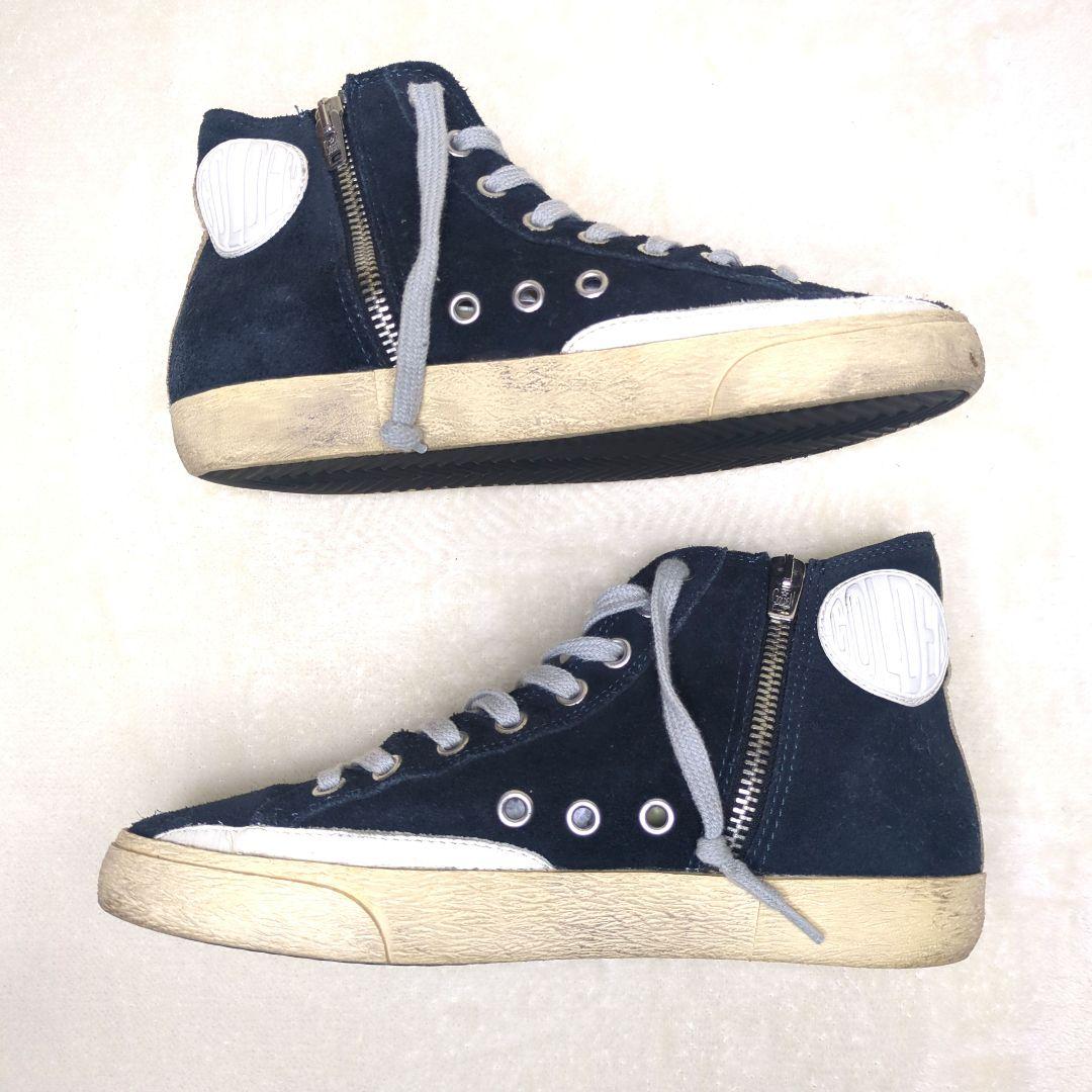 ゴールデングース✨️ FRANCY　ハイカットスニーカー　スエードレザー　35