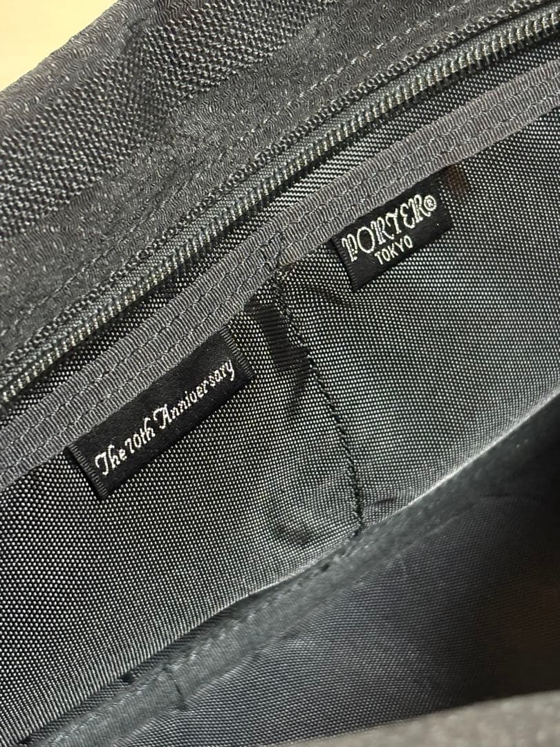 PORTER The 10th anniversaryミニボストン　ブラック