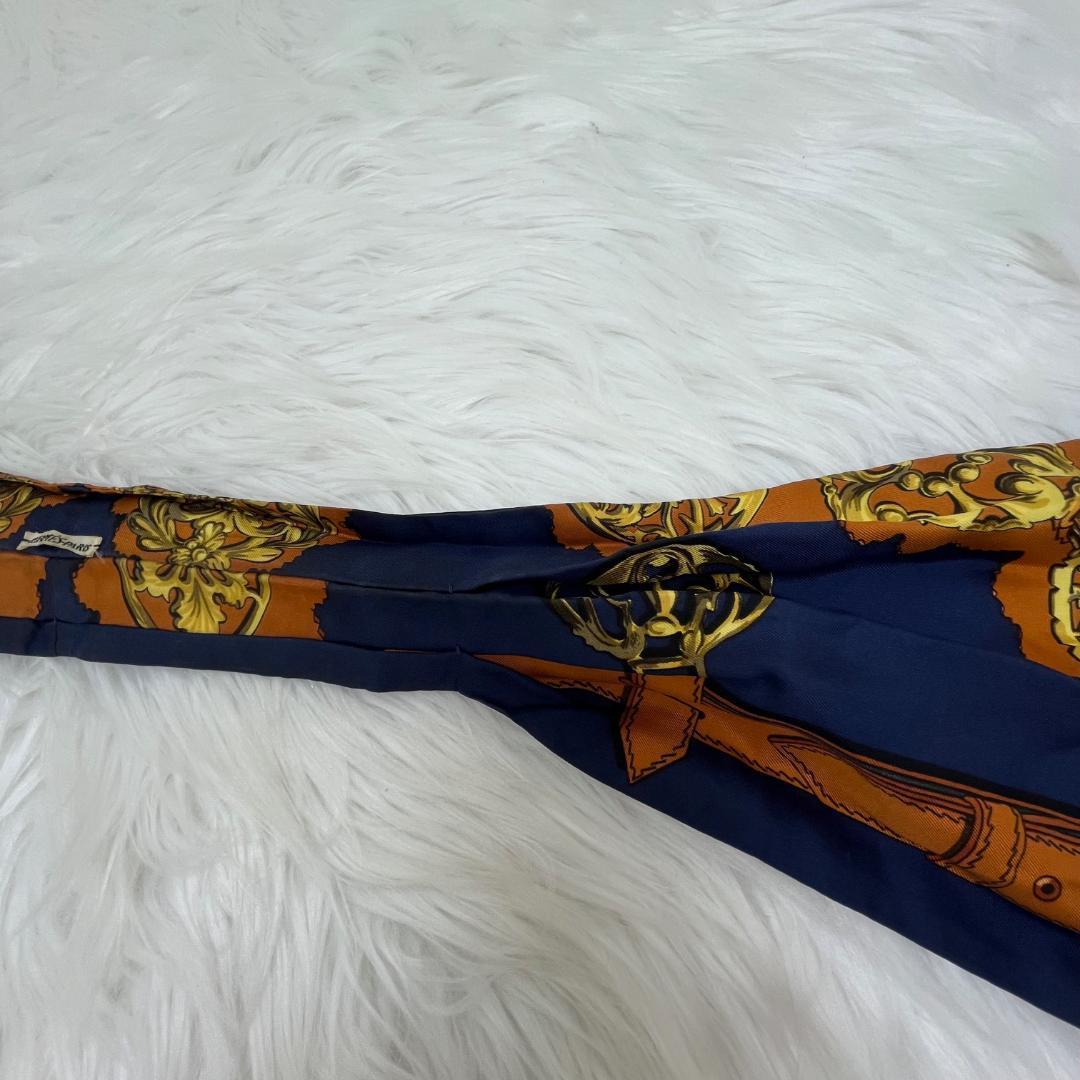 エルメス HERMES スカーフ　シルク100％ 　タグあり