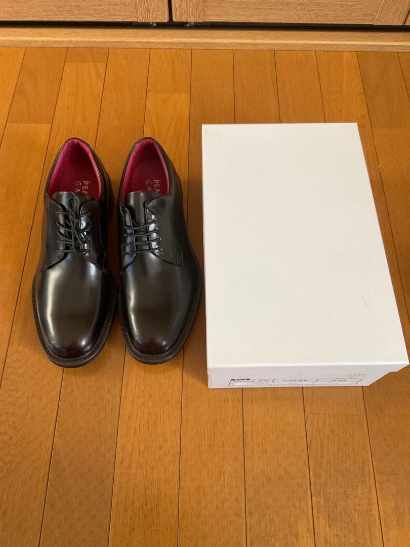 新品 未使用 パーリーゲイツ ゴルフシューズ 革靴 ブラック 26.5