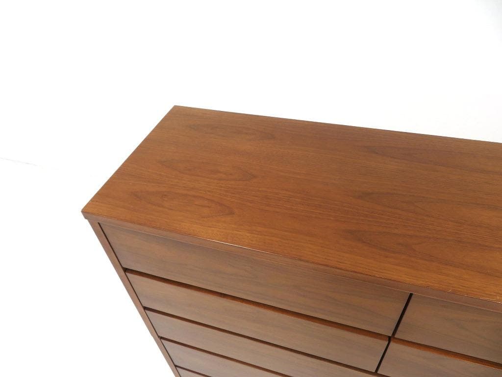 展示品　IDC大塚家具　ウォールナット　6段　チェスト　整理箪笥　タンス