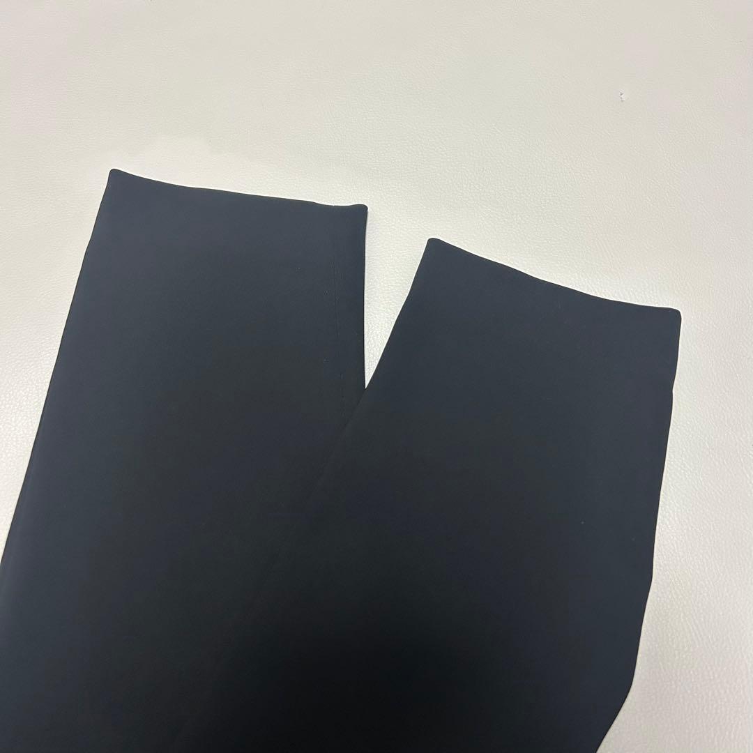 美品✨23区 スーツ セットアップ パンツ ノーカラー ボタンレス ビジネス 黒