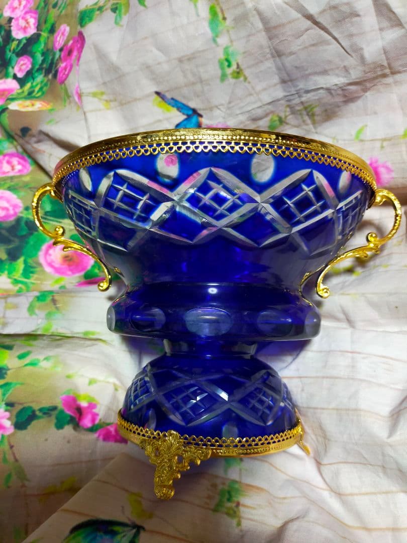 ★切子　豪華なコンポーネート　アンティーク★