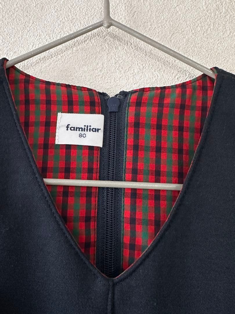 ファミリア ジャンパースカート エッフェル塔