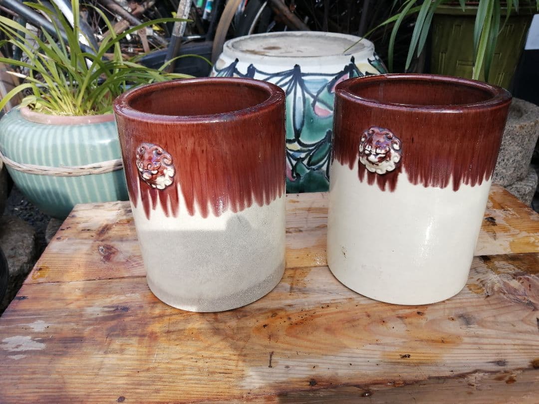 骨董　火鉢　手炙り2個