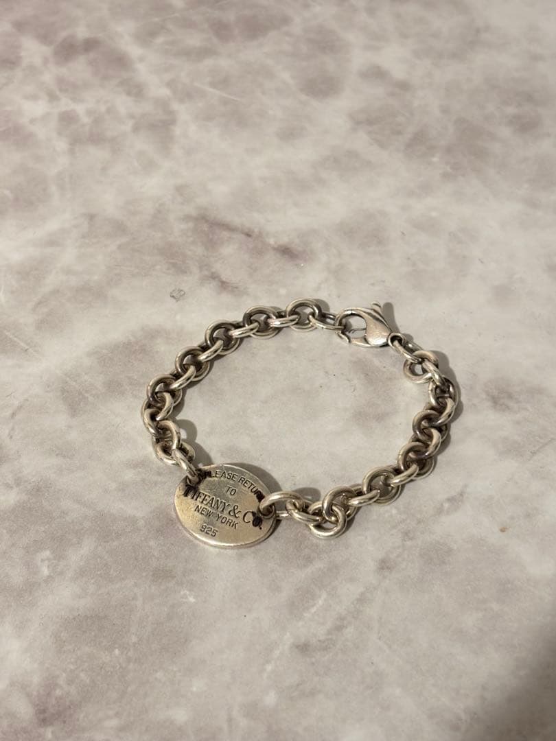 ※訳ありです。ティファニー リターントゥ オーバル ブレスレット SV925