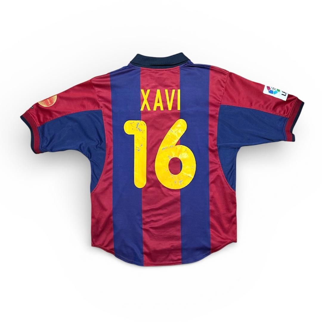 00-01 バルセロナ ホーム ユニフォーム #16 シャビ エルナンデス