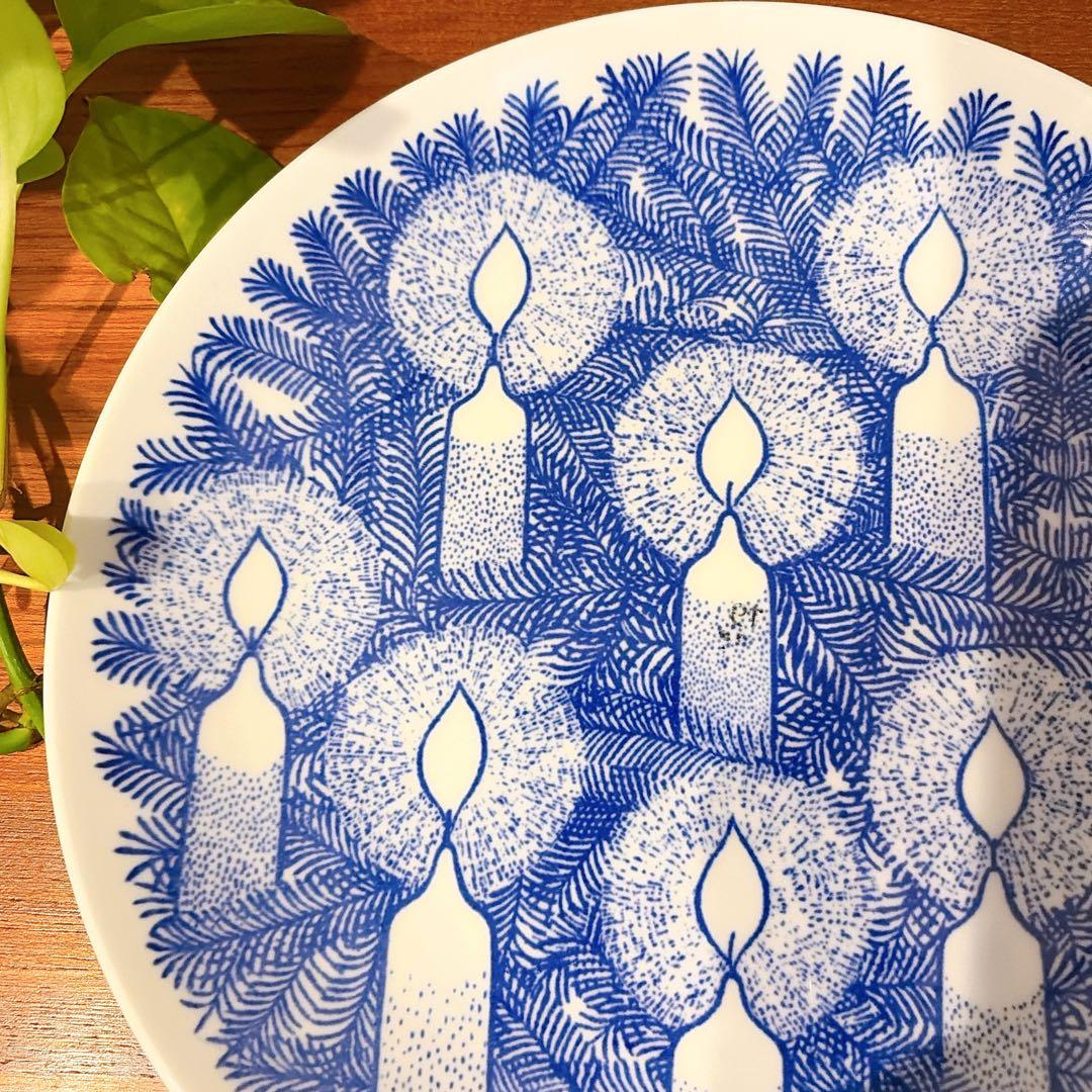 グスタフスベリ クリスマス イヤー プレート【1976年】北欧 ヴィンテージ