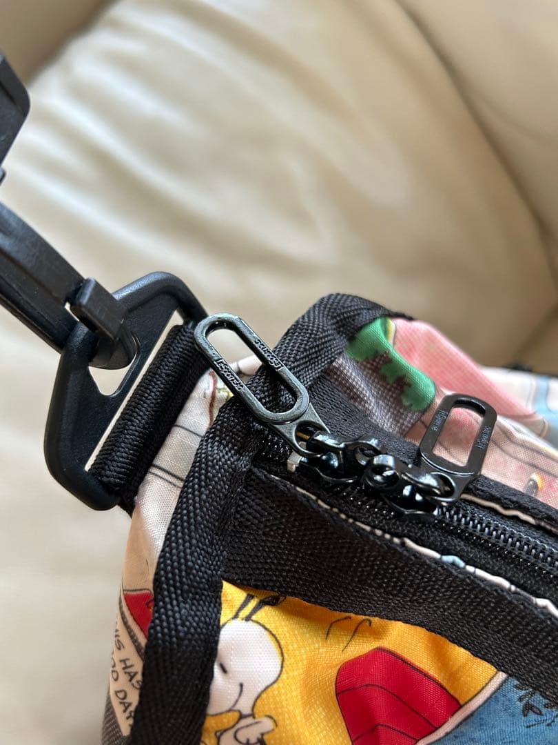 大容量　美品 2wayレスポートサックボストンバッグスヌーピーポーチ付き