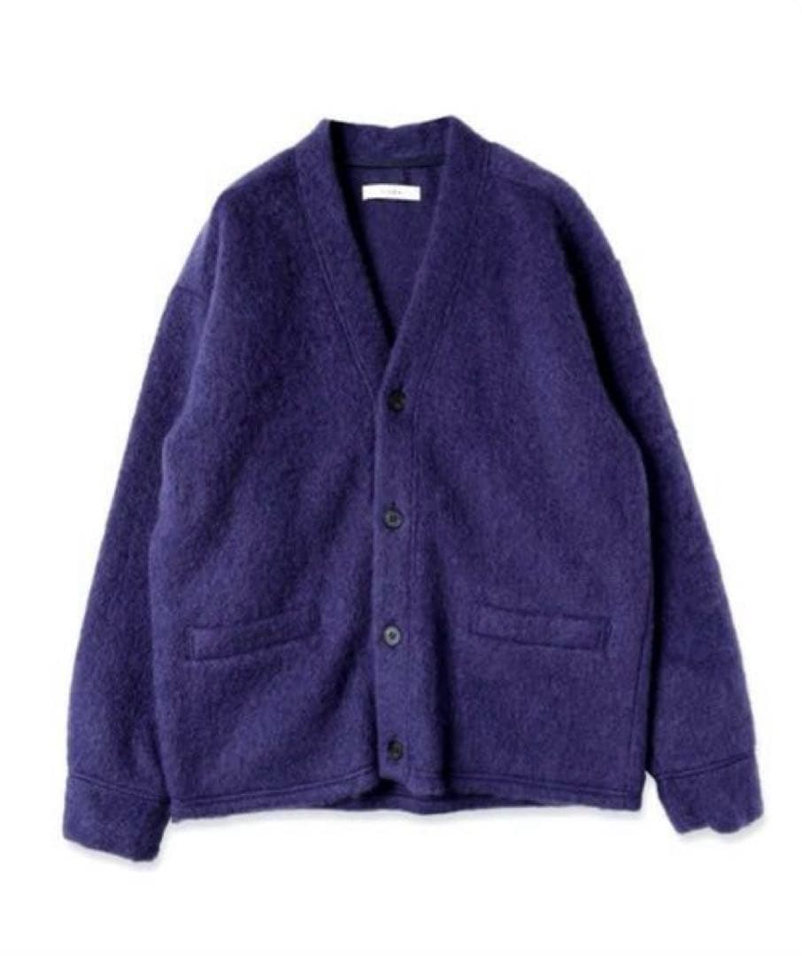 【美品】即完売 JIEDA MOHAIR CARDIGAN モヘア パープル 紫