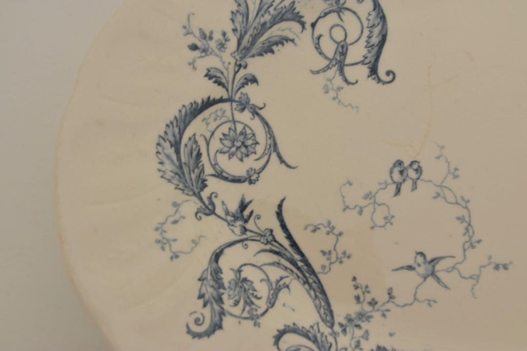 GIEN RINCEAUX ジアン オーバル皿 ランソー フランスアンティーク