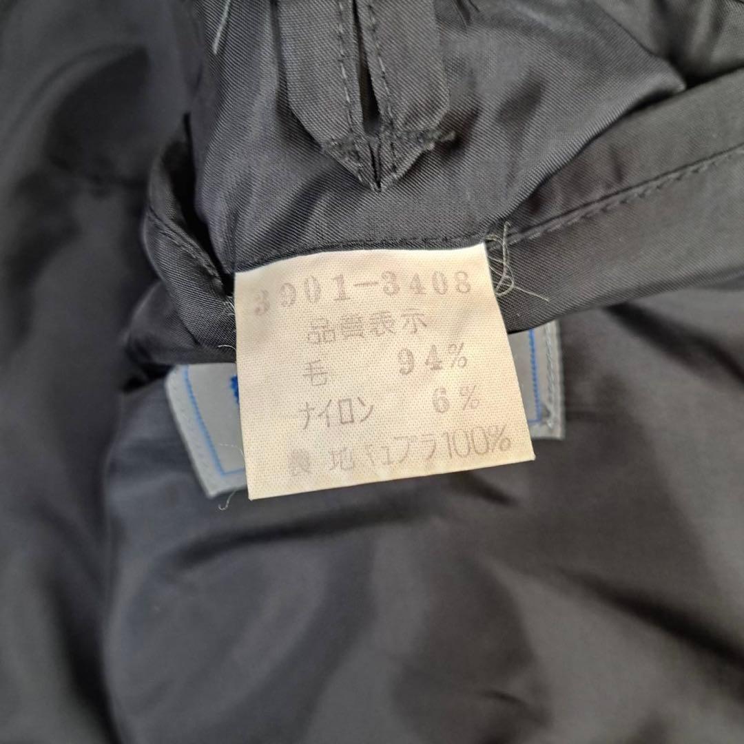 KENZO マキシ丈　着丈121cm　ロングコート　ヘリンボーン　黒