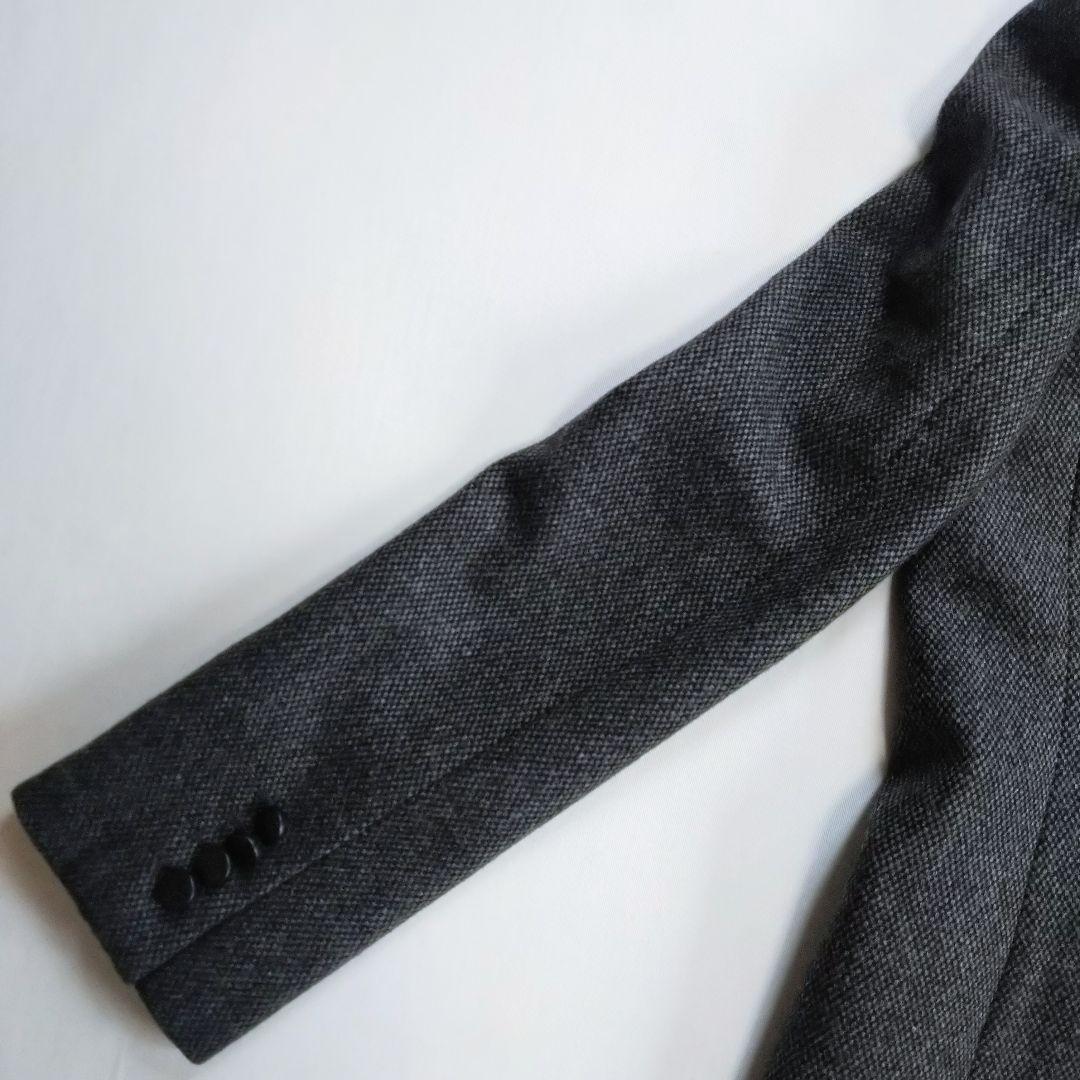 ポールスミスブラック　チェスターコート　カシミヤ混　L　１つボタン